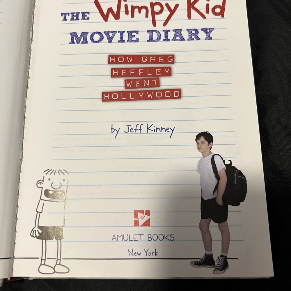 The Wimpy Kid Movie Diary; Diary of a Wimpy - 0810996162, Jeff Kinney, hardcover - Picture 4 of 5